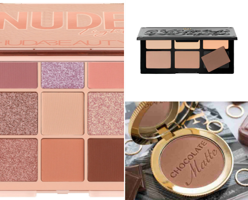 Choco Blink: My Ultimate Makeup Trio 🫀 cover photo collage