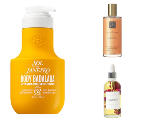 Summer bodycare cover photo collage