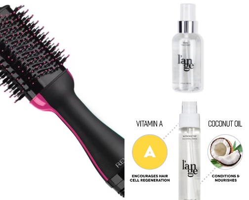 Hair tools and care cover photo collage