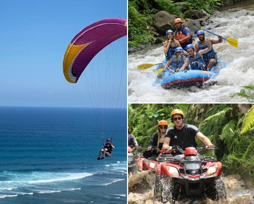 Best Adventure Attractions in Bali: Slow Motions till Adrenaline Boost! cover photo collage