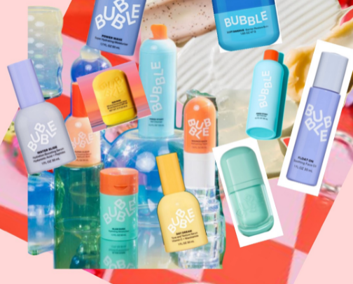 My Bubble Skincare cover photo collage