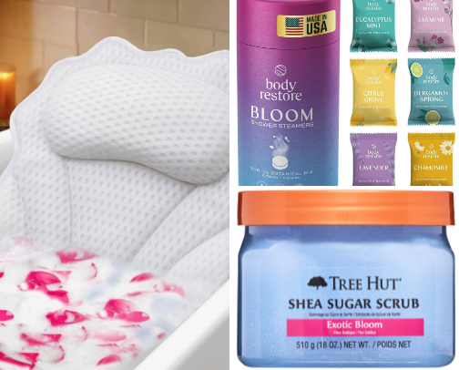 Daily Self Care Habits to Brighten Your Day cover photo collage