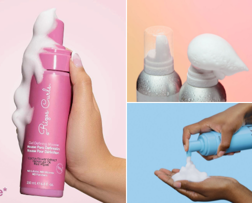 The Best (Budget Friendly) Curl Mousse cover photo collage