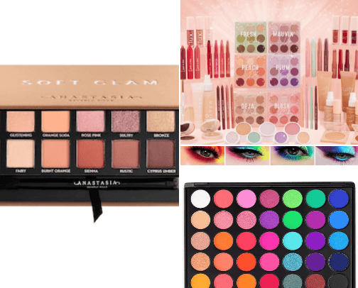 Eyeshadow cover photo collage