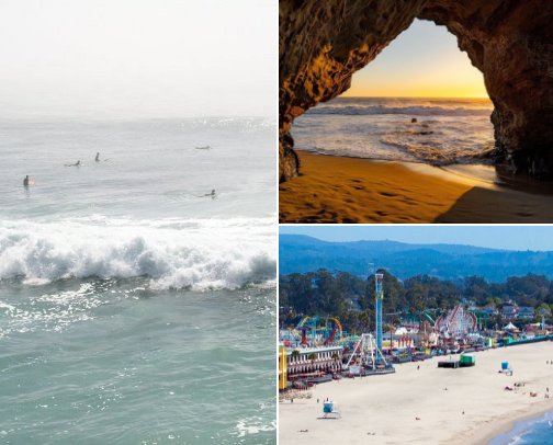 Mes endroits visités à Santa Cruz cover photo collage