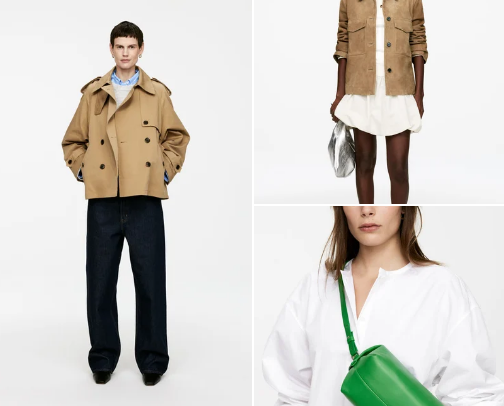 Basics for every occasion. Arket. cover photo collage