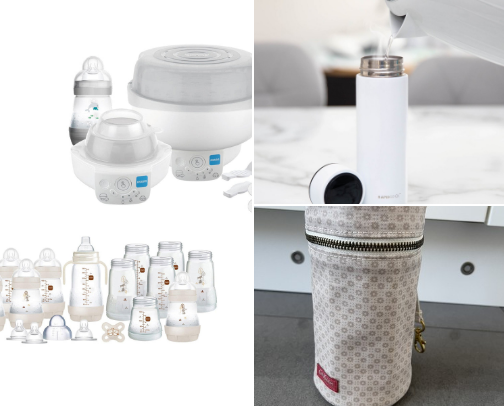Bottle feeding essentials cover photo collage