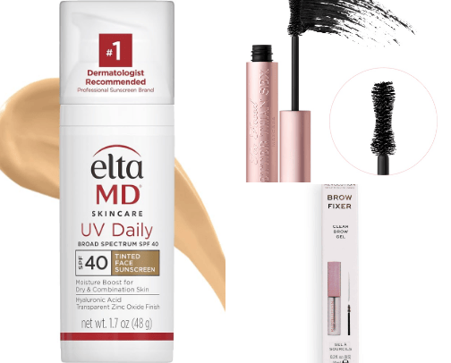 CURRENT MAKEUP ROUTINE!! cover photo collage