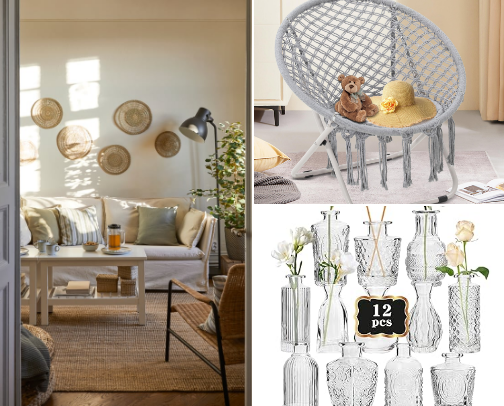 Earthy Luxe home must haves cover photo collage