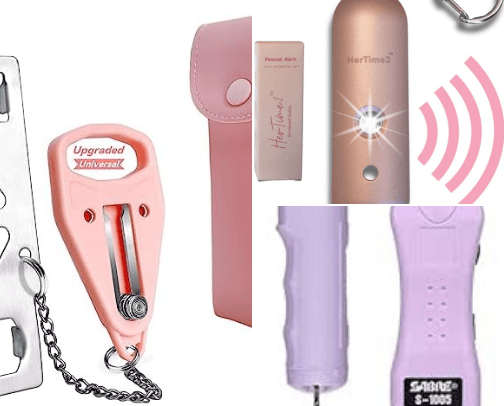Safety Items For Women !! cover photo collage