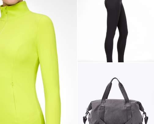 Oysho Training collection cover photo collage