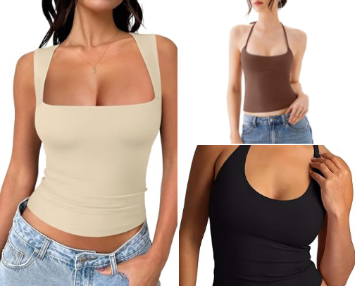 Tops, Tanks & Crop Tops cover photo collage
