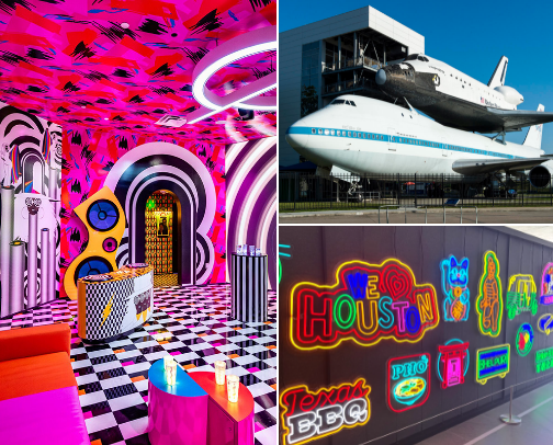 Guide to houston! cover photo collage