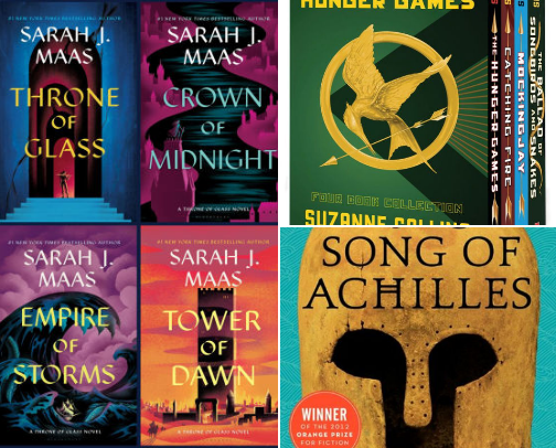 Rom-Com Book Lover's List cover photo collage