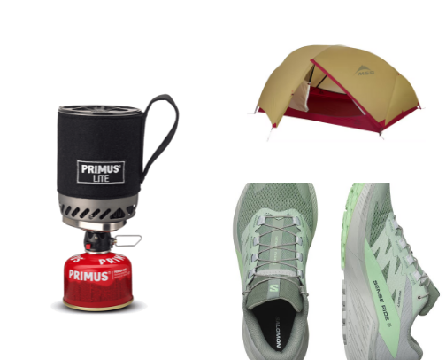 Outdoor gear essentials cover photo collage