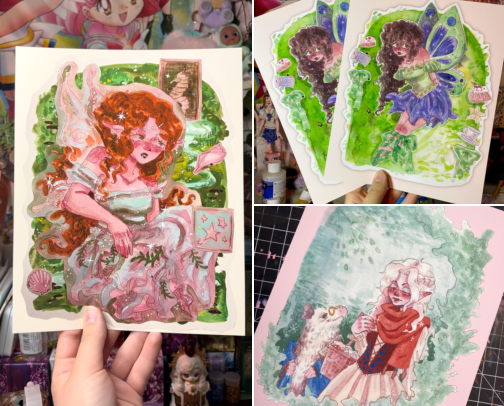 Some of my fav artists you should support on etsy cover photo collage