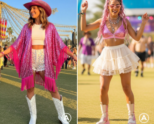 Pink and White Outfits I Would Like to Wear cover photo collage