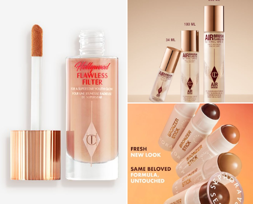 My favorite beauty recommendations for healthy dewy skin cover photo collage