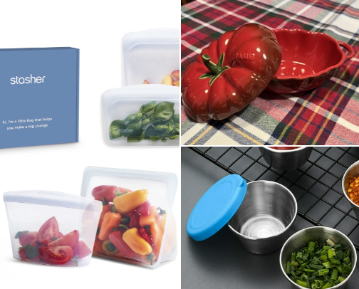 Plastic alternatives cover photo collage