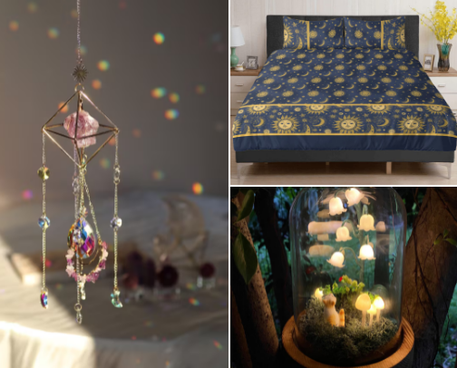 Whimsical vibes cover photo collage