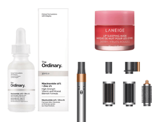 skin care + make up and beauty cover photo collage