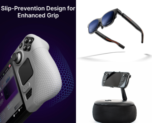 Leveling Up: Must-Have SteamDeck Accesories For Busy Gamers cover photo collage