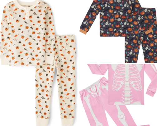 Kids Halloween pjs ! cover photo collage