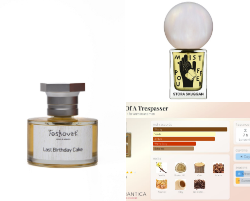 Perfumes that smell like a memory you shouldn't have🤎 cover photo collage