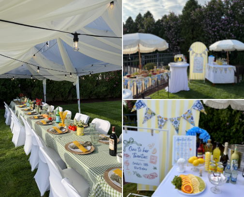 Italian Dinner Soirée 🍋 cover photo collage