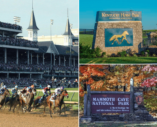 Top places to visit in the Bluegrass State cover photo collage