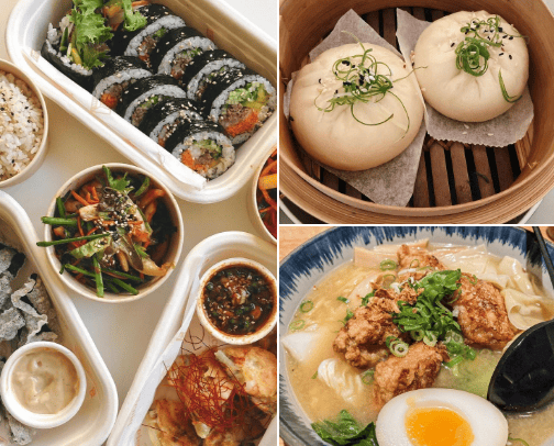 Asian food hotspots in Antwerp cover photo collage