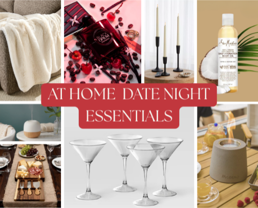 At Home Date Night Essentials 🩷 cover photo collage