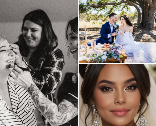Hair & Makeup Magic cover photo collage