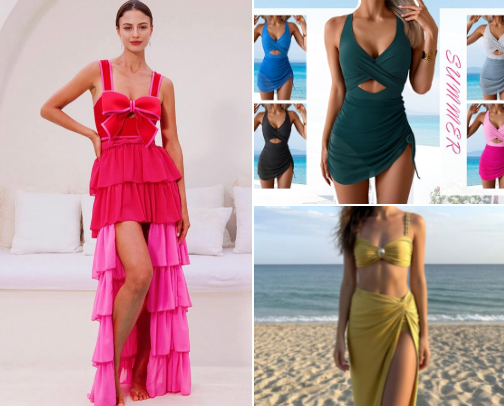 Cutest Swimwear Sets for Summer from Amzn cover photo collage