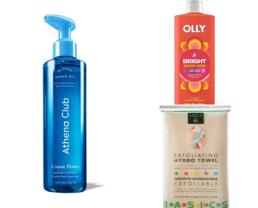 Bath products cover photo collage