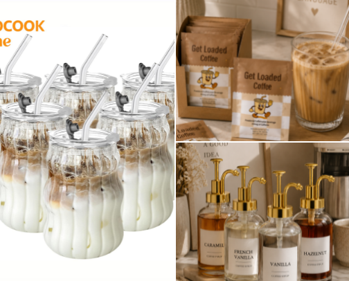 Coffe Station | Coffee Must Haves | Coffee Favorites cover photo collage