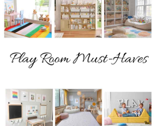 Play Room Must Haves cover photo collage