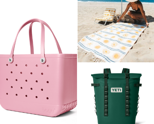 Must Have Beach Essentials 👙🏖️🐚 cover photo collage