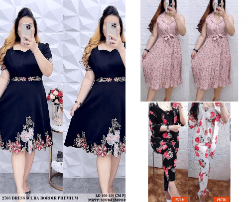 Women's Clothing Suits and Dresses cover photo collage