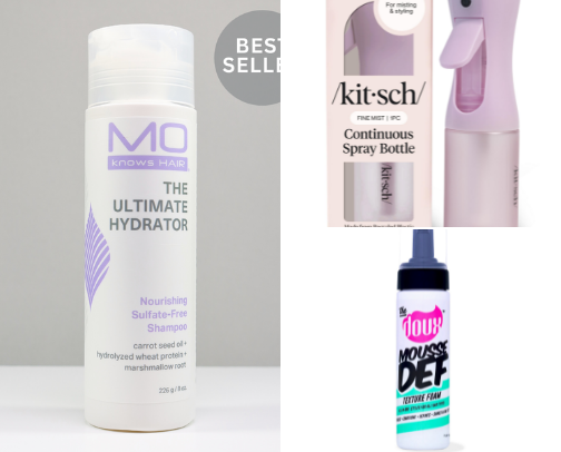 low porosity natural hair routine essentials cover photo collage