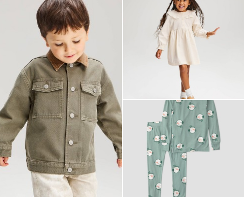 Target winter toddler clothing cover photo collage