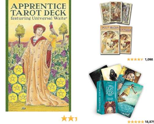 Tarot cards cover photo collage