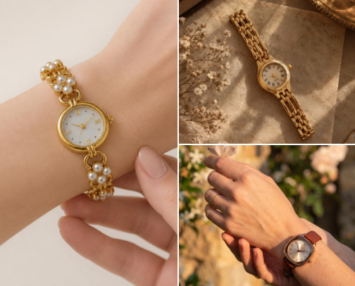 Luxury Watches for Her cover photo collage