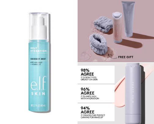 Skincare for great makeup outcomes. cover photo collage