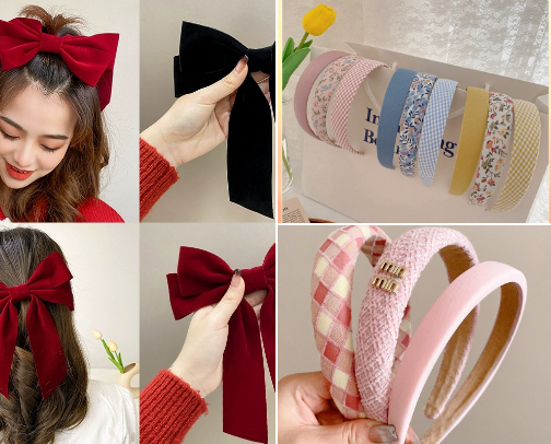 Hair Accessories for School cover photo collage