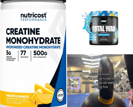 Mom fitness cover photo collage