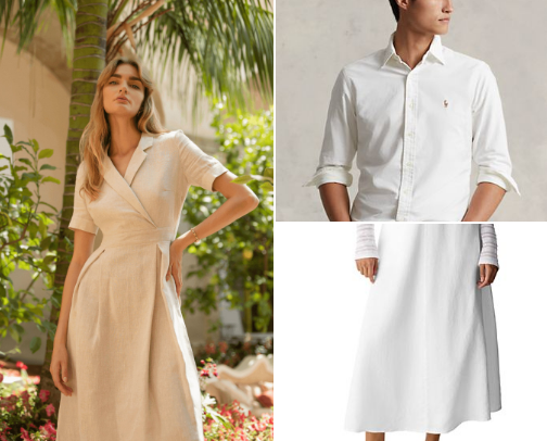 Natural Fabrics & Sustainable Summer cover photo collage