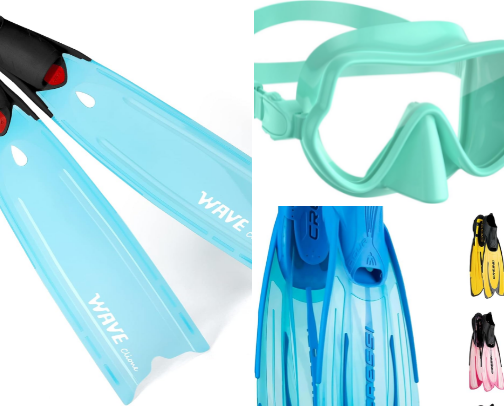 Snorkeling/freediving must haves cover photo collage