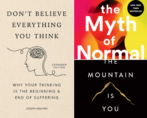 Books I Recommend as a Therapist cover photo collage
