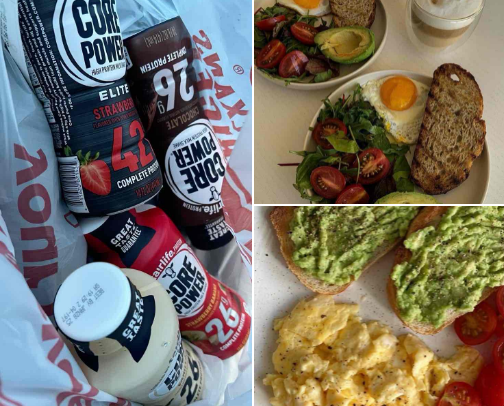 High Protein Food 🌯 cover photo collage